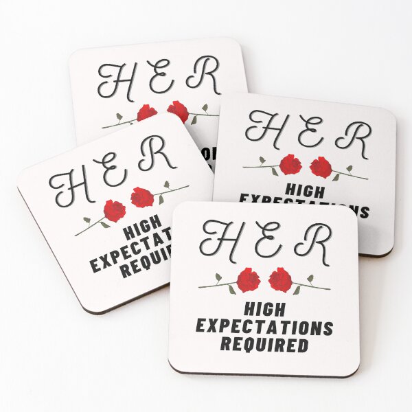Item preview, Gender Identity | HER Acronym | High Expectations Required (Black) designed and sold by ACRONYMSONLY.