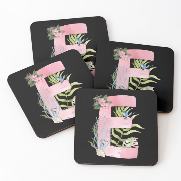 Item preview, Enhance Your Back-to-School with an 'E'xhilarating Tropical Getaway! Alphabet Letter E designed and sold by Sun Sand & Sea Art.