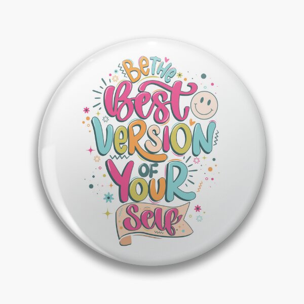Item preview, Hand lettered design/ Cute motivational sticker/Be the Best Version of Yourself/Inspirational quote designed and sold by mbarts85.