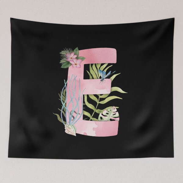 Item preview, Enhance Your Back-to-School with an 'E'xhilarating Tropical Getaway! Alphabet Letter E designed and sold by Sun Sand & Sea Art.