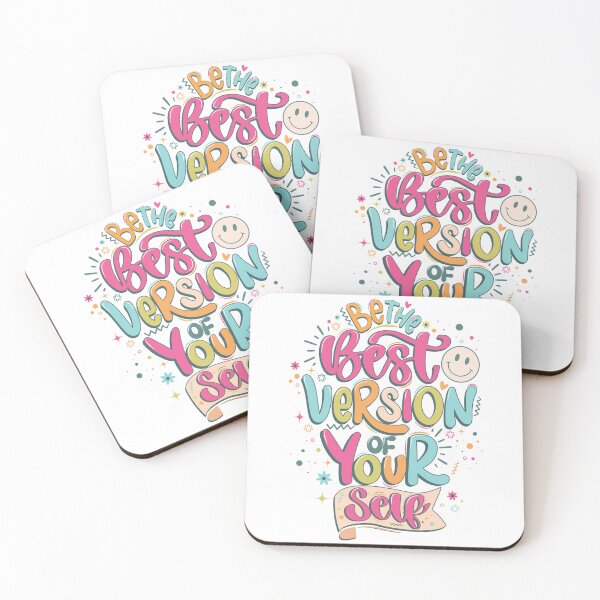 Item preview, Hand lettered design/ Cute motivational sticker/Be the Best Version of Yourself/Inspirational quote designed and sold by mbarts85.