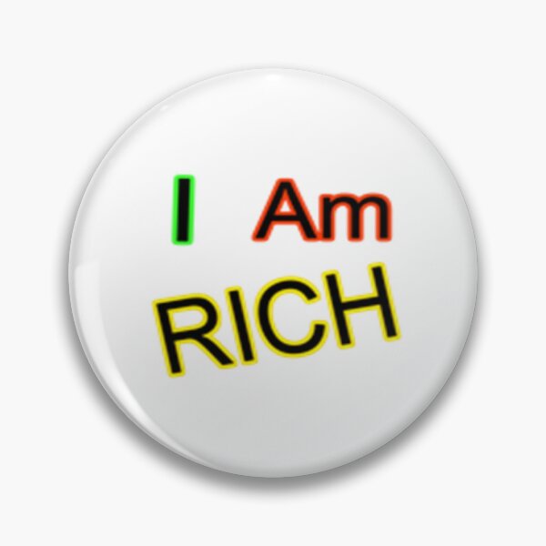 Item preview, I Am Rich T-shirt  designed and sold by The Happiness Market .