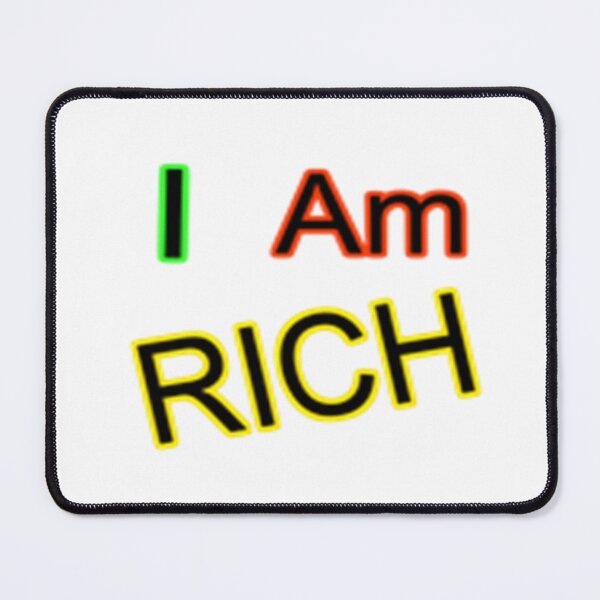 Item preview, I Am Rich T-shirt  designed and sold by The Happiness Market .