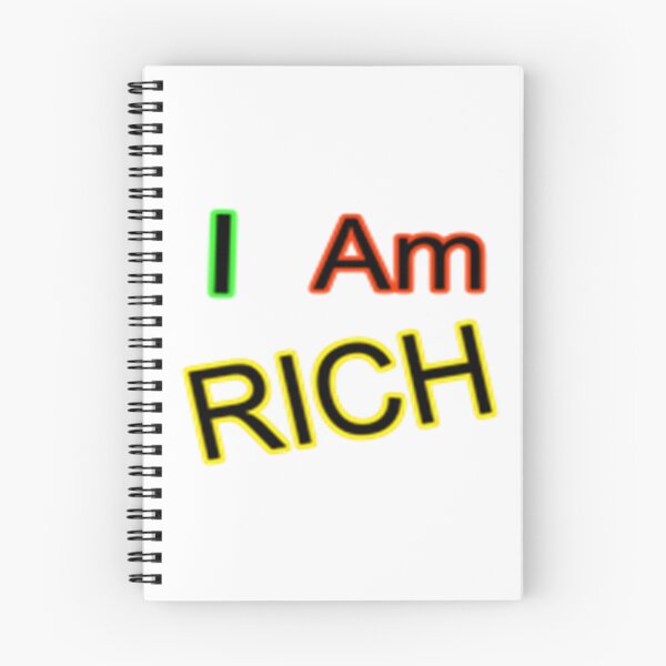 Item preview, I Am Rich T-shirt  designed and sold by The Happiness Market .