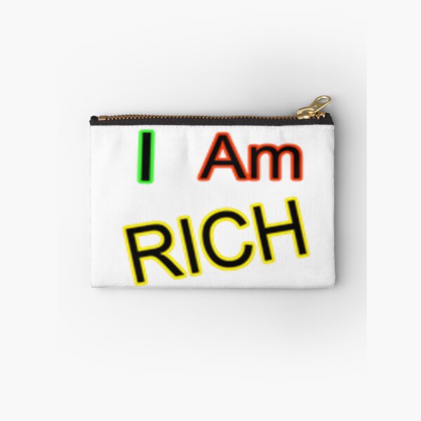 Item preview, I Am Rich T-shirt  designed and sold by The Happiness Market .