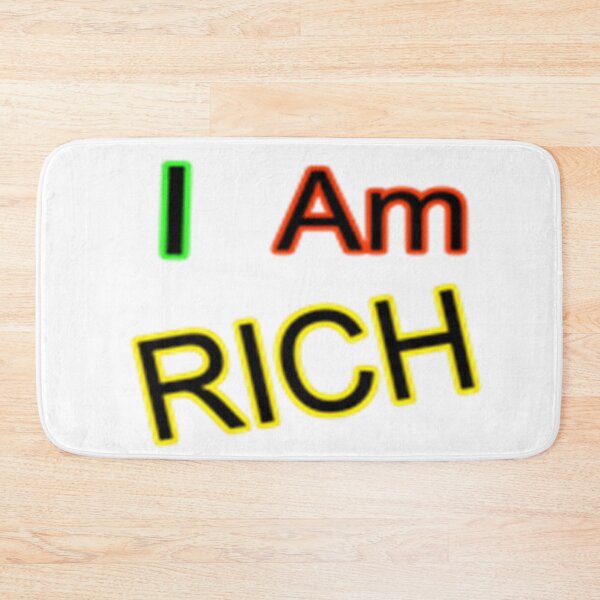 Item preview, I Am Rich T-shirt  designed and sold by The Happiness Market .