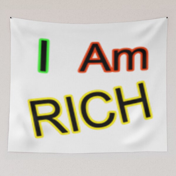 Item preview, I Am Rich T-shirt  designed and sold by The Happiness Market .