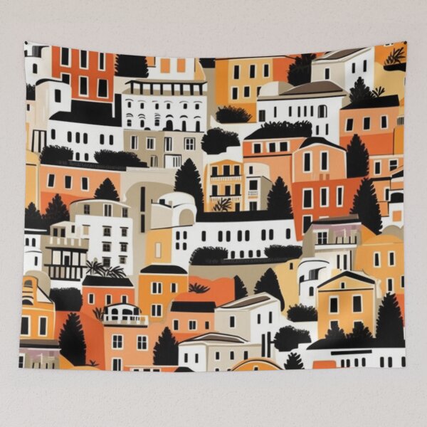 Item preview, "Orange Escape in Positano" designed and sold by HUNZINATOR.