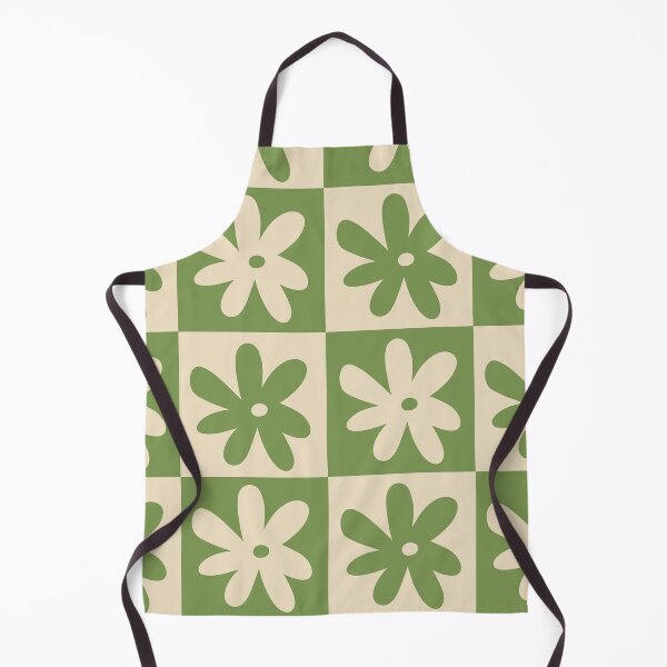 Item preview, Sage Green and White Geometric Flower Pattern  designed and sold by posterful.