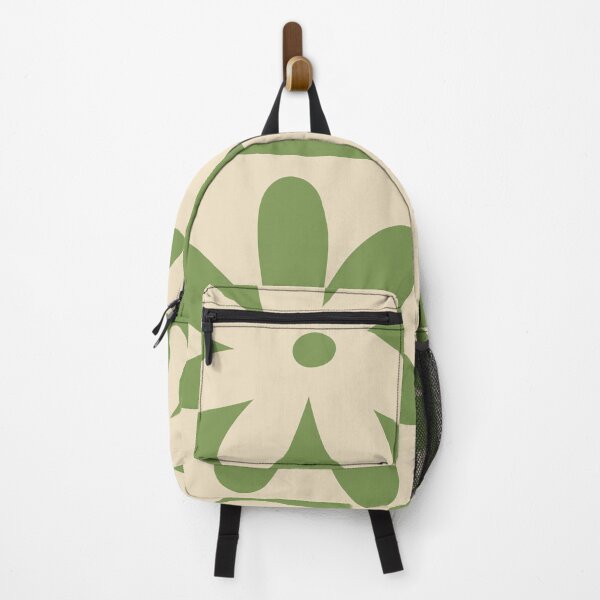 Item preview, Sage Green and White Geometric Flower Pattern  designed and sold by posterful.