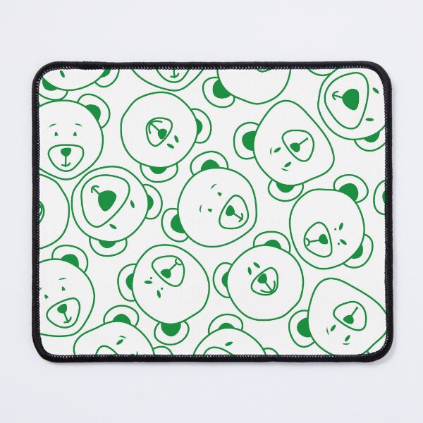 Item preview, Cute teddy bear green pattern designed and sold by Illustralare.