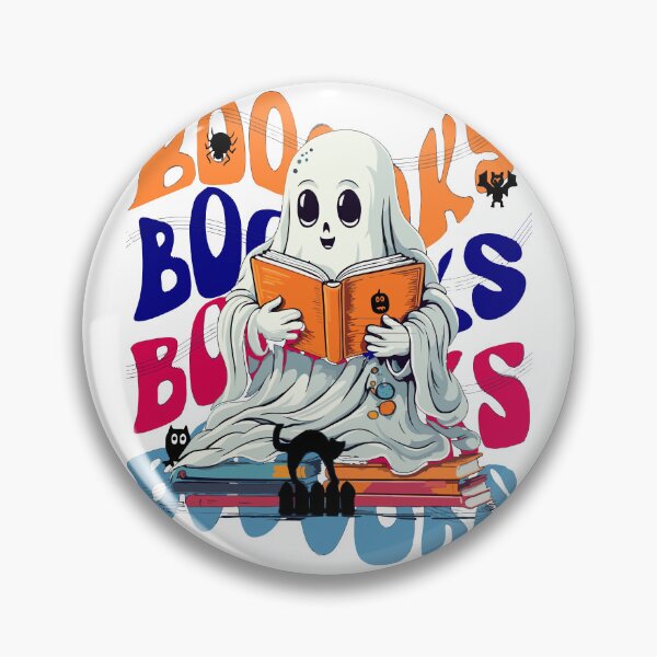 Item preview, Booooks! Cute ghost reading a book! designed and sold by Anirammax.