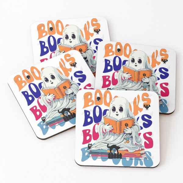 Item preview, Booooks! Cute ghost reading a book! designed and sold by Anirammax.
