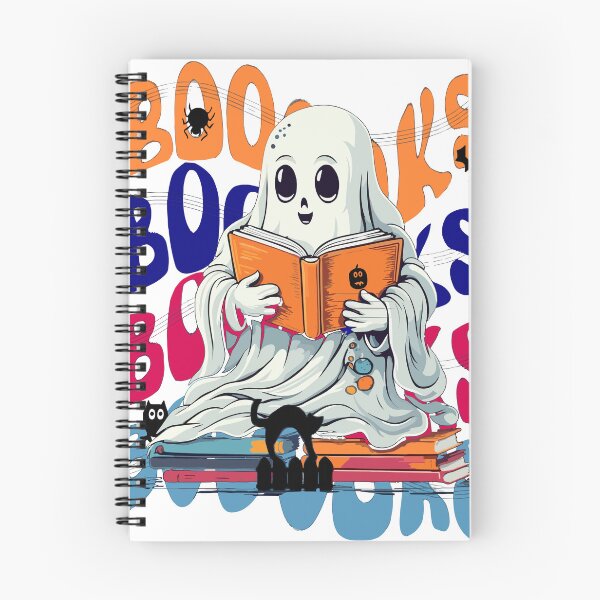 Item preview, Booooks! Cute ghost reading a book! designed and sold by Anirammax.