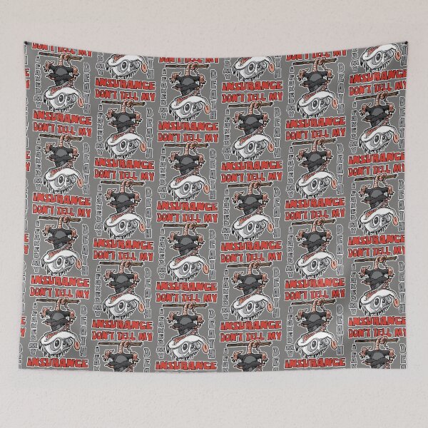 Item preview, Don't Tell My Insurance I faked my Death Possum Upside Down designed and sold by eShirtLabs.
