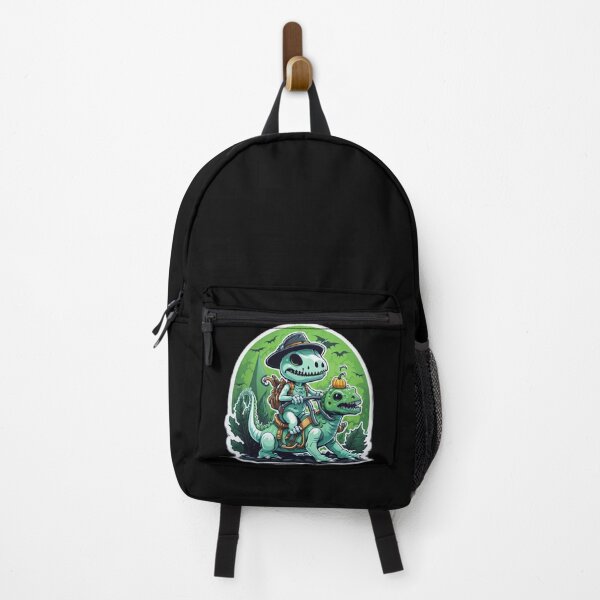 Item preview, Cute Skeleton Riding green Dinosaur designed and sold by TrendyPalette.