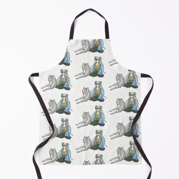 Item preview, Japanese woman with wolf "Kondo" designed and sold by Anmioma.