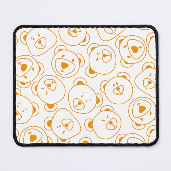 Item preview, Cute teddy bear orange pattern designed and sold by Illustralare.