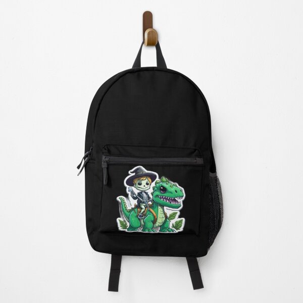 Item preview, Cute Skeleton Riding Green Dinosaur designed and sold by TrendyPalette.