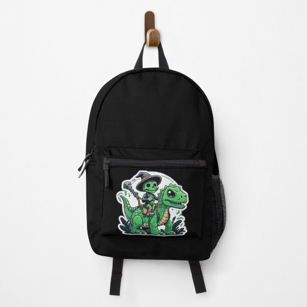 Item preview, Cute Skeleton Riding Green Dinosaur designed and sold by TrendyPalette.