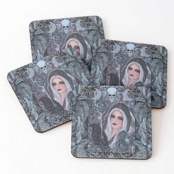 Item preview, Morrigan goddess with Raven by Renee Lavoie designed and sold by Renee Lavoie.