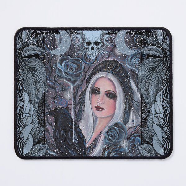 Item preview, Morrigan goddess with Raven by Renee Lavoie designed and sold by Renee Lavoie.
