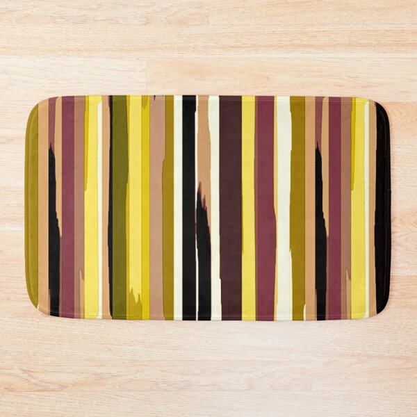 Item preview, Stripe Design -Rejuvenation Plum, olive green, beige, cream, gold designed and sold by Highlandkings.