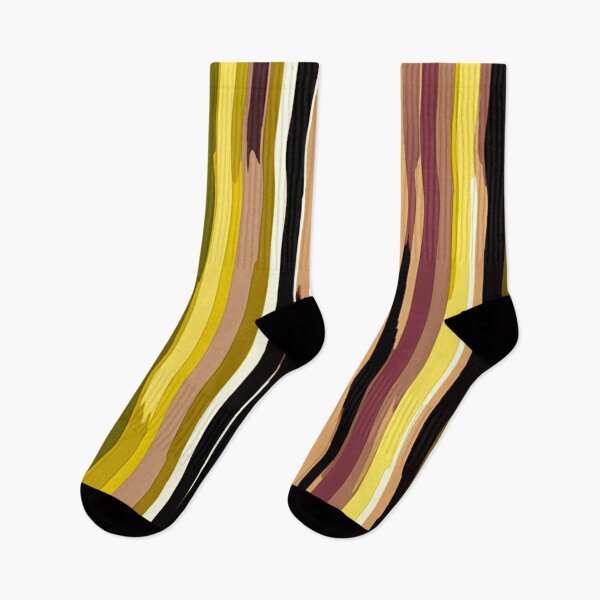 Item preview, Stripe Design -Rejuvenation Plum, olive green, beige, cream, gold designed and sold by Highlandkings.