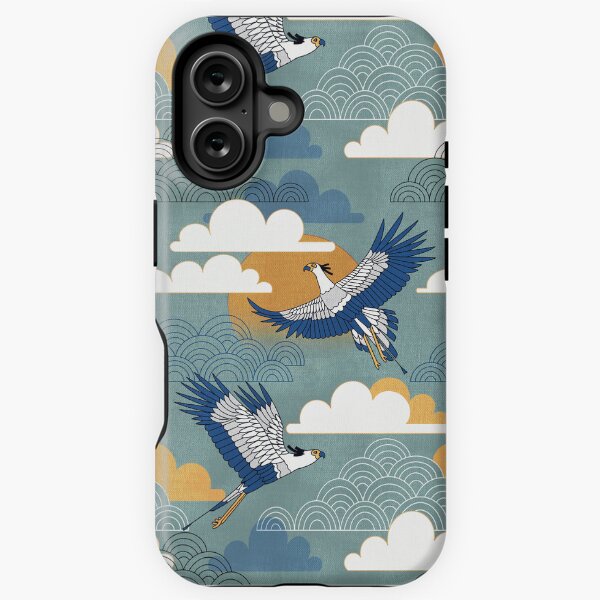 Item preview, Bold Oriental Style Secretary Birds designed and sold by TigaTiga.