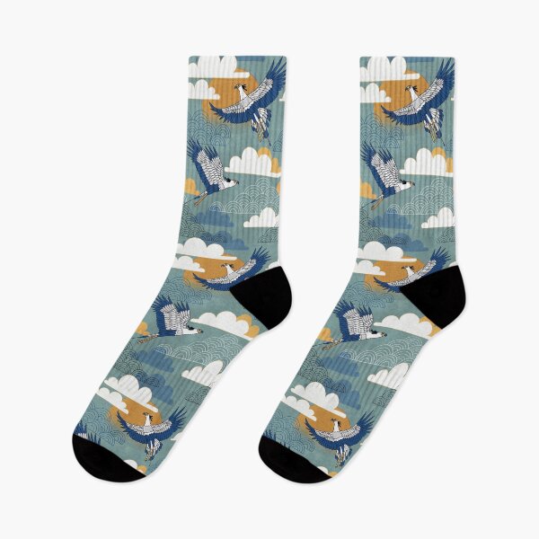 Item preview, Bold Oriental Style Secretary Birds designed and sold by TigaTiga.