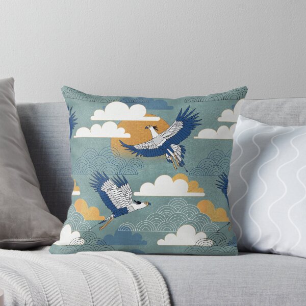 Item preview, Bold Oriental Style Secretary Birds designed and sold by TigaTiga.