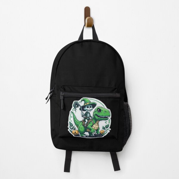 Item preview, Cute Skeleton Riding Green Dinosaur designed and sold by TrendyPalette.
