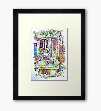 The Summer Kitchen Garden, Trausse Minervois, South of France Framed Print