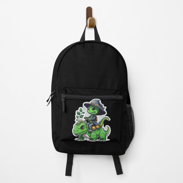 Item preview, Cute Skeleton Riding Green Dinosaur designed and sold by TrendyPalette.