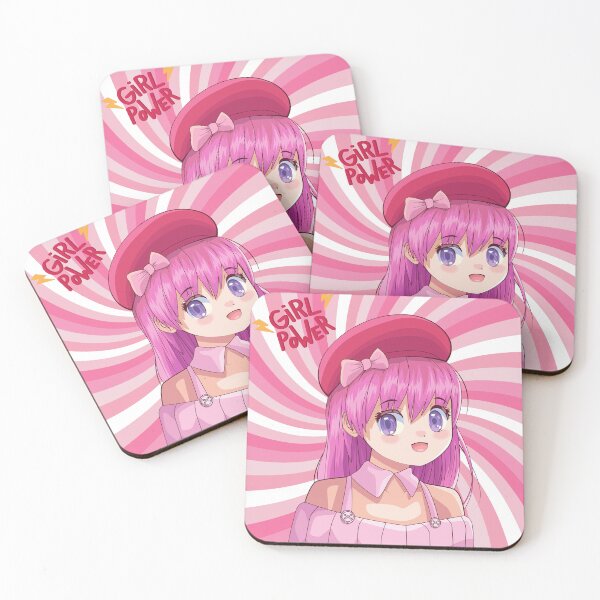 Item preview, "Pink Empowerment: Anime Girl  designed and sold by AnyMar2023.