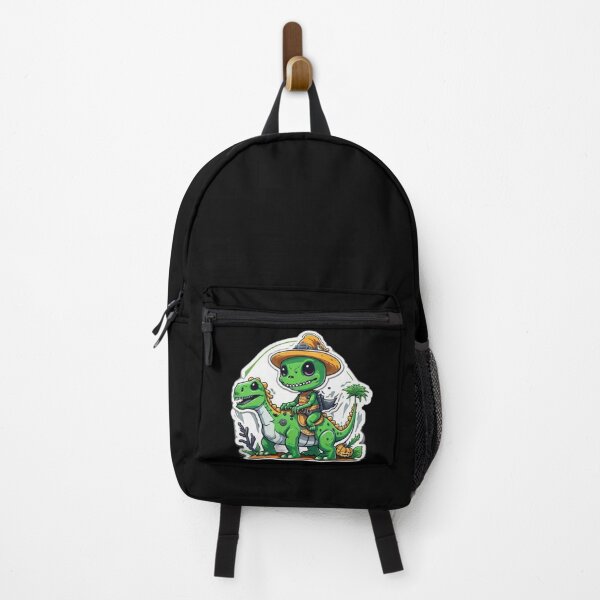 Item preview, Cute Skeleton Riding Green Dinosaur designed and sold by TrendyPalette.