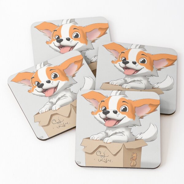 Item preview, Happy Cute Dog Design designed and sold by CreativityCurve.