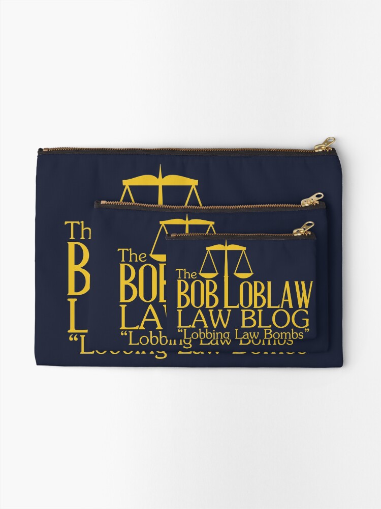 Thumbnail 2 of 4, Zipper Pouch, The Bob Loblaw Law Blog designed and sold by McPod.