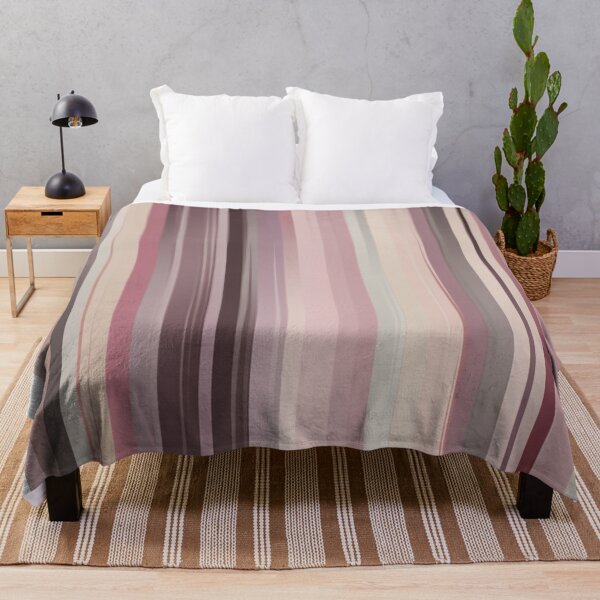 Item preview, Stripe Design -Tranquility Rose, pink, mauve, gray, silver 2 designed and sold by Highlandkings.