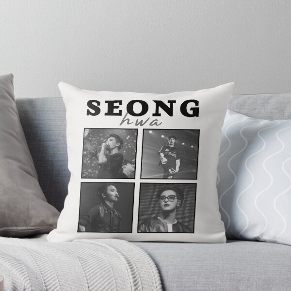 Item preview, Seonghwa (Ateez) Concert Poster (White Version) designed and sold by ErikaRini.