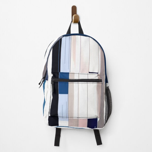 Item preview, Stripe Design -Relaxation Royal blue, blush, gray, silver, white designed and sold by Highlandkings.
