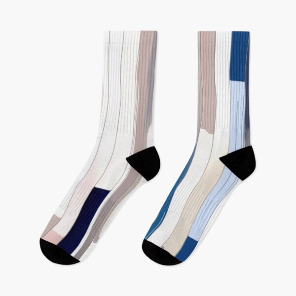 Item preview, Stripe Design -Relaxation Royal blue, blush, gray, silver, white designed and sold by Highlandkings.