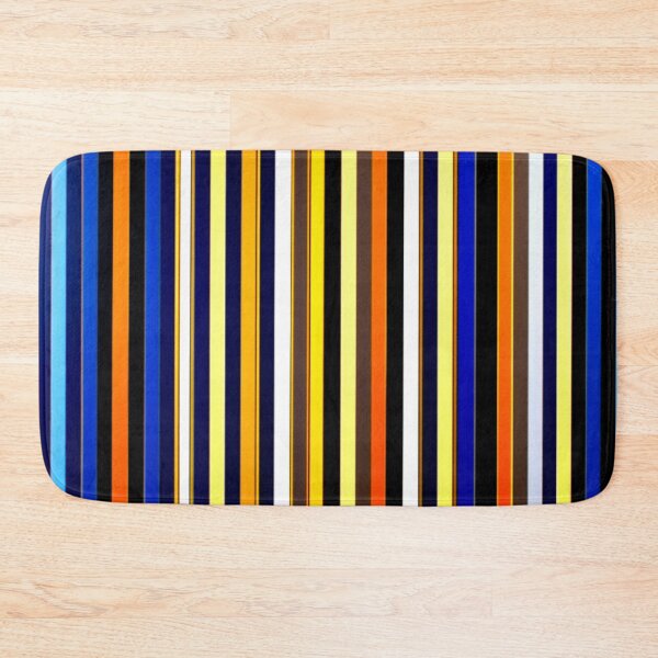 Item preview, Stripe Design -Peacefulness Royal blue, peach, ivory, gold, black designed and sold by Highlandkings.
