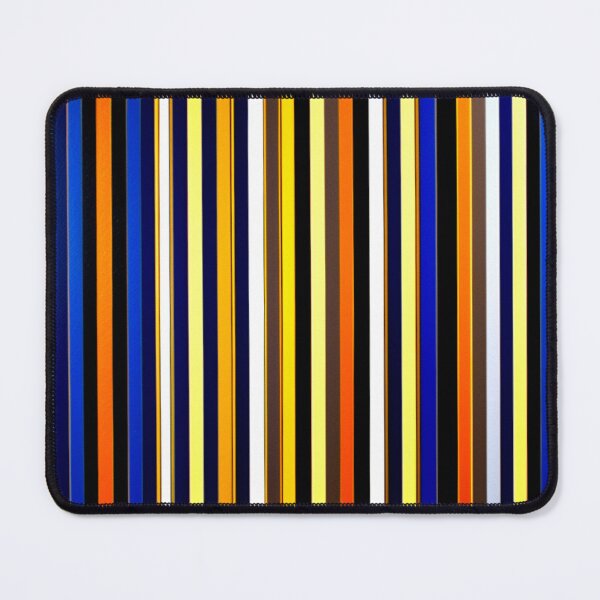 Item preview, Stripe Design -Peacefulness Royal blue, peach, ivory, gold, black designed and sold by Highlandkings.