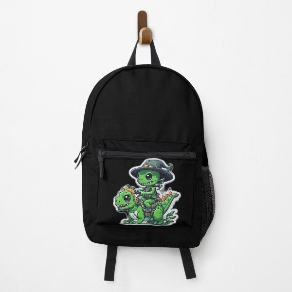 Item preview, Cute Skeleton Riding Green Dinosaur designed and sold by TrendyPalette.