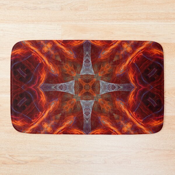 Item preview, silver cross on red X-cross designed and sold by effervescence.