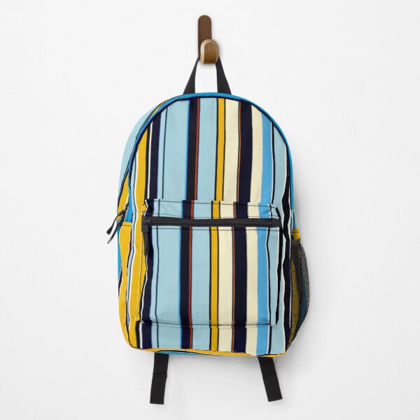 Item preview, Stripe Design - Clarity Royal blue, sky blue, coral, white, gold designed and sold by Highlandkings.