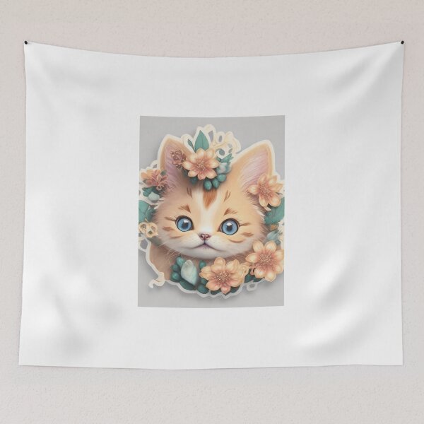 Item preview, Cute Cat Sticker designed and sold by CreativityCurve.