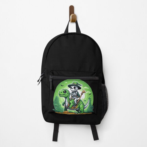 Item preview, Cute Skeleton Riding Green Dinosaur designed and sold by TrendyPalette.