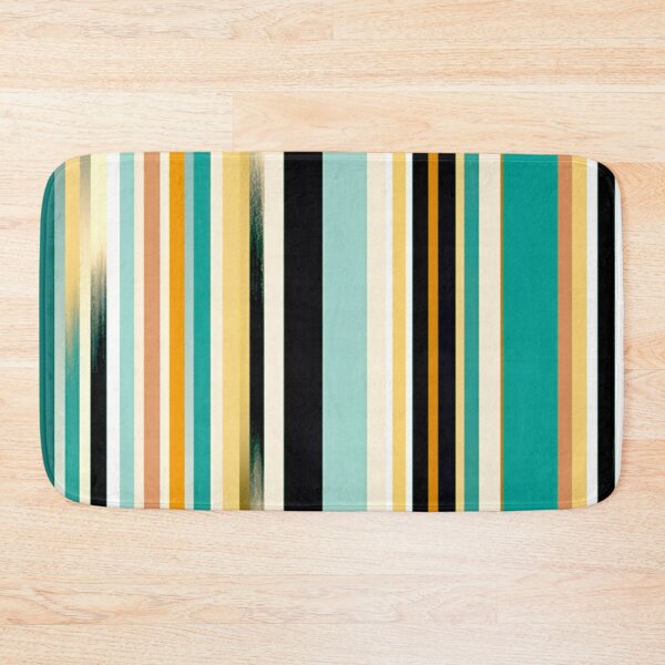 Item preview, Stripe Design -Imagination Teal, blush, gray, ivory, gold designed and sold by Highlandkings.
